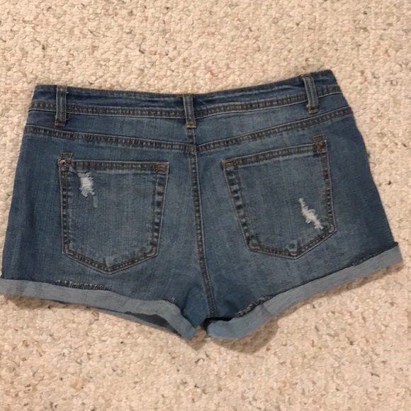 Distressed Jean Shorts - Picture 2 of 4